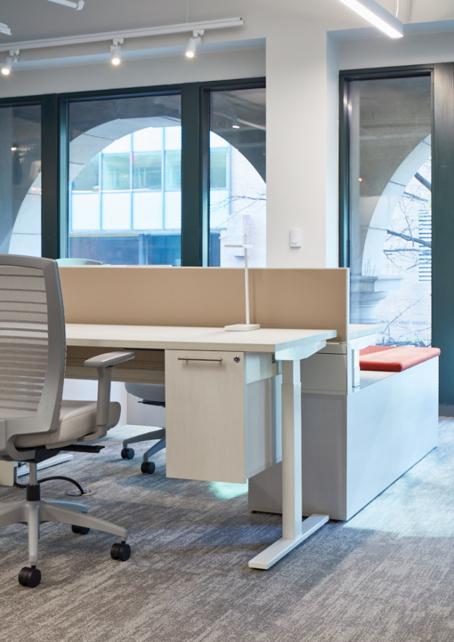 Preview of Calibrate Storage supported PowerBeam with Suspended Pedestal DC Showroom 2022