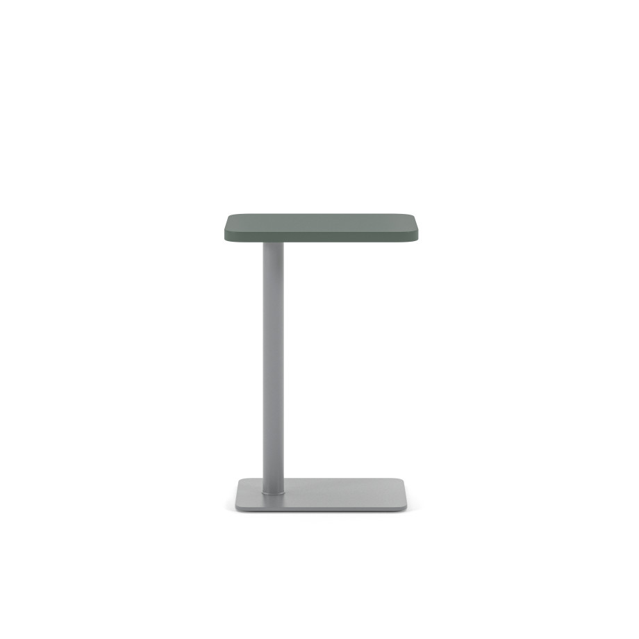 Preview of Delago Table, Rectangle Top, 26H, Back View