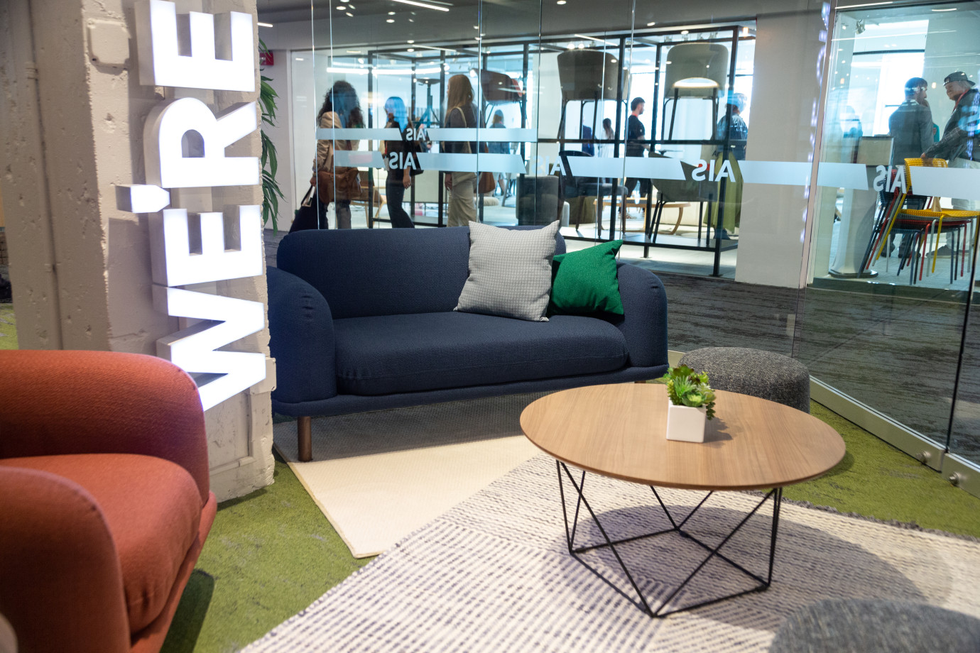 Preview of NeoCon 2023 Ancillary Lounge Display