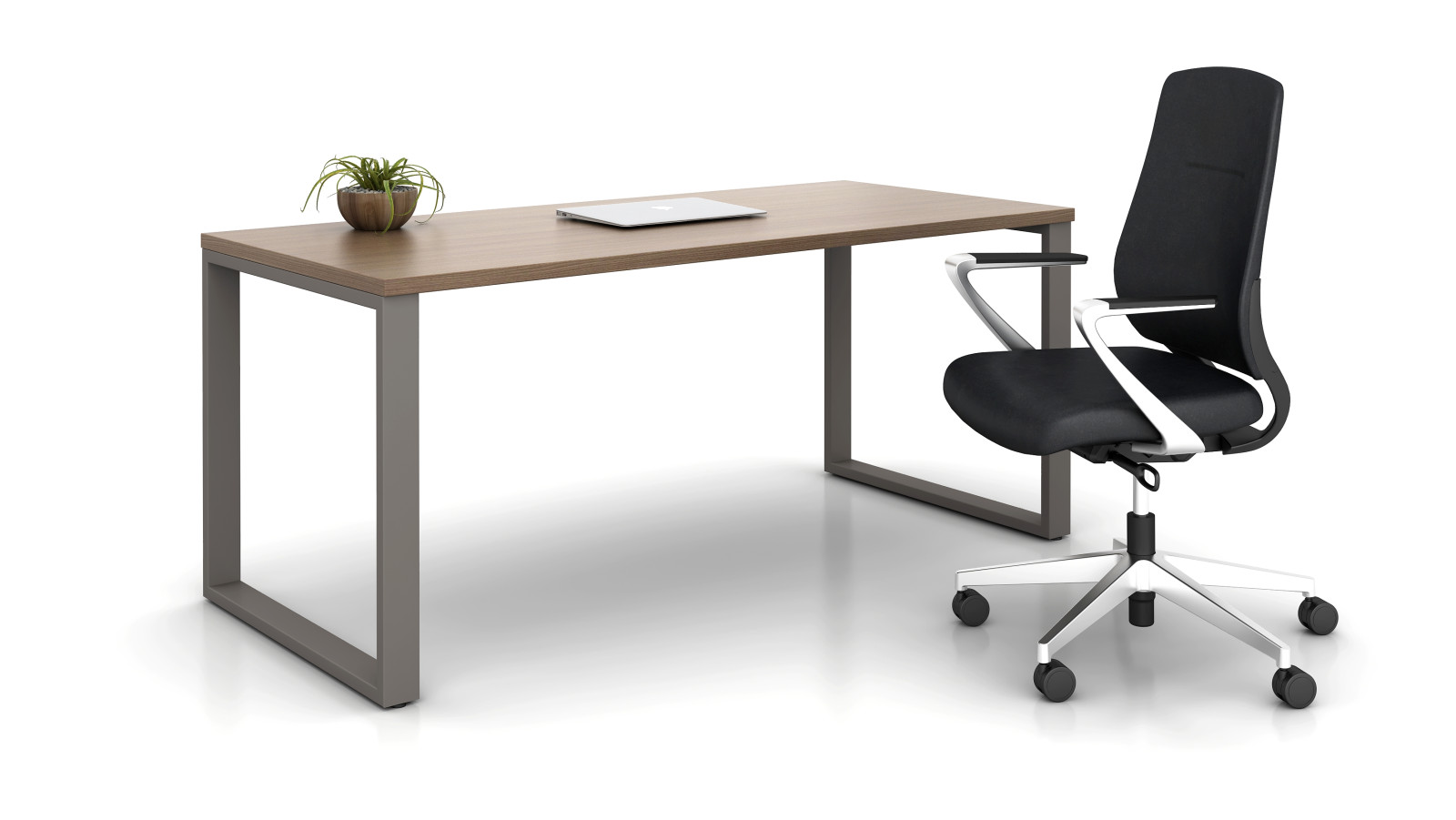 Preview of O-Leg Table Desk with Auburn