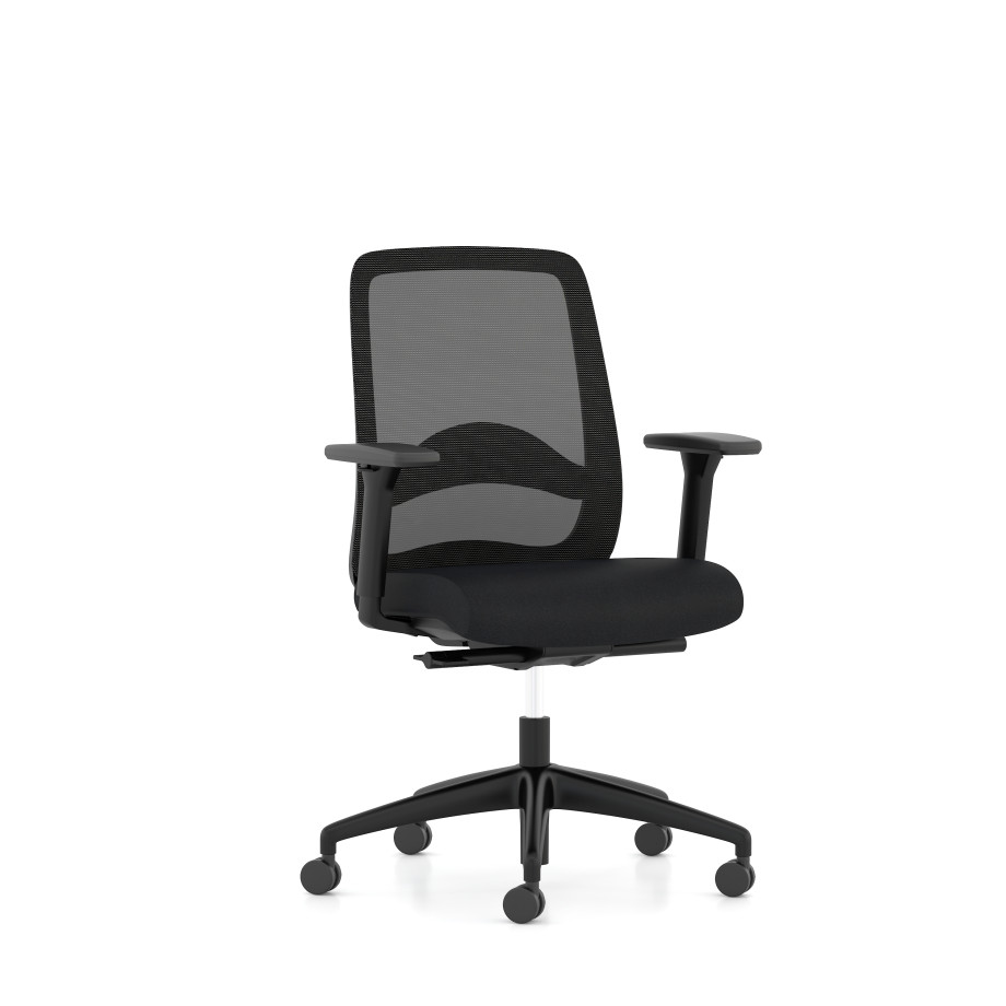 Preview of Bolton Black Frame and Mesh with optional lumbar and weight activated mechanism