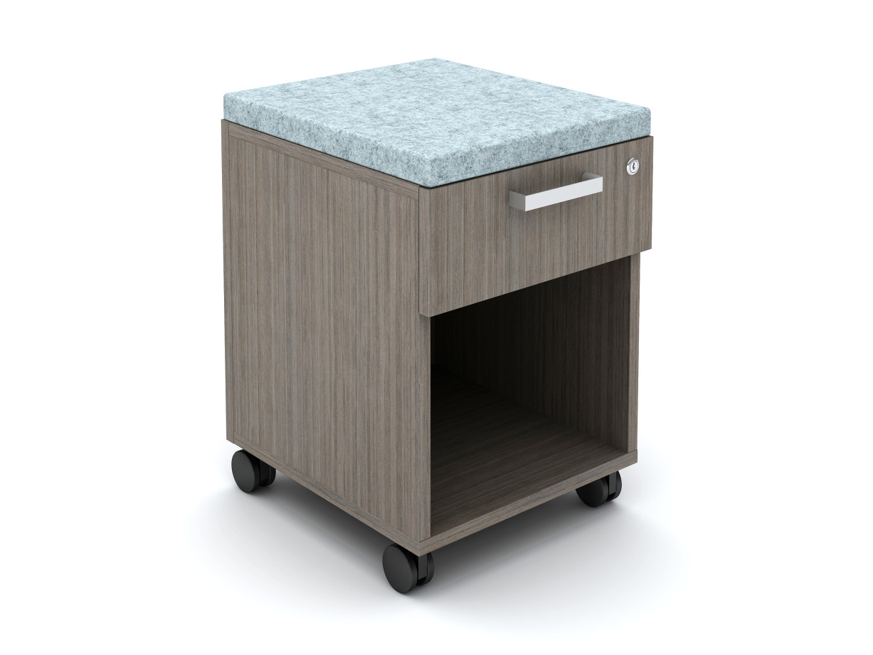 Preview of Calibrate Cubby Mobile Ped with cushion