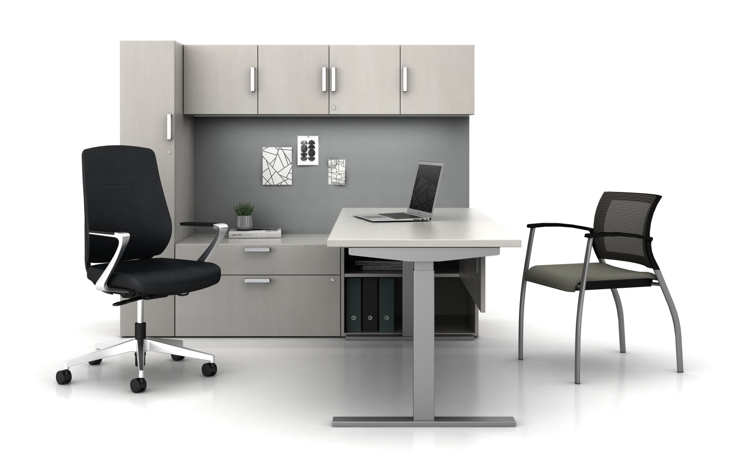 Preview of Calibrate Casegoods Private Office with Day-to-Day height adjustable table