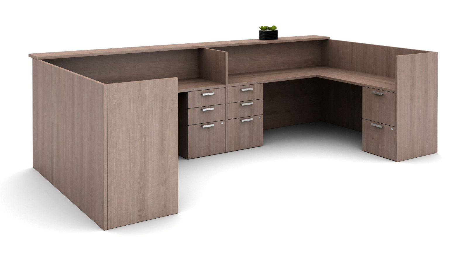Preview of Calibrate Laminate Casegoods Reception Station, interior view