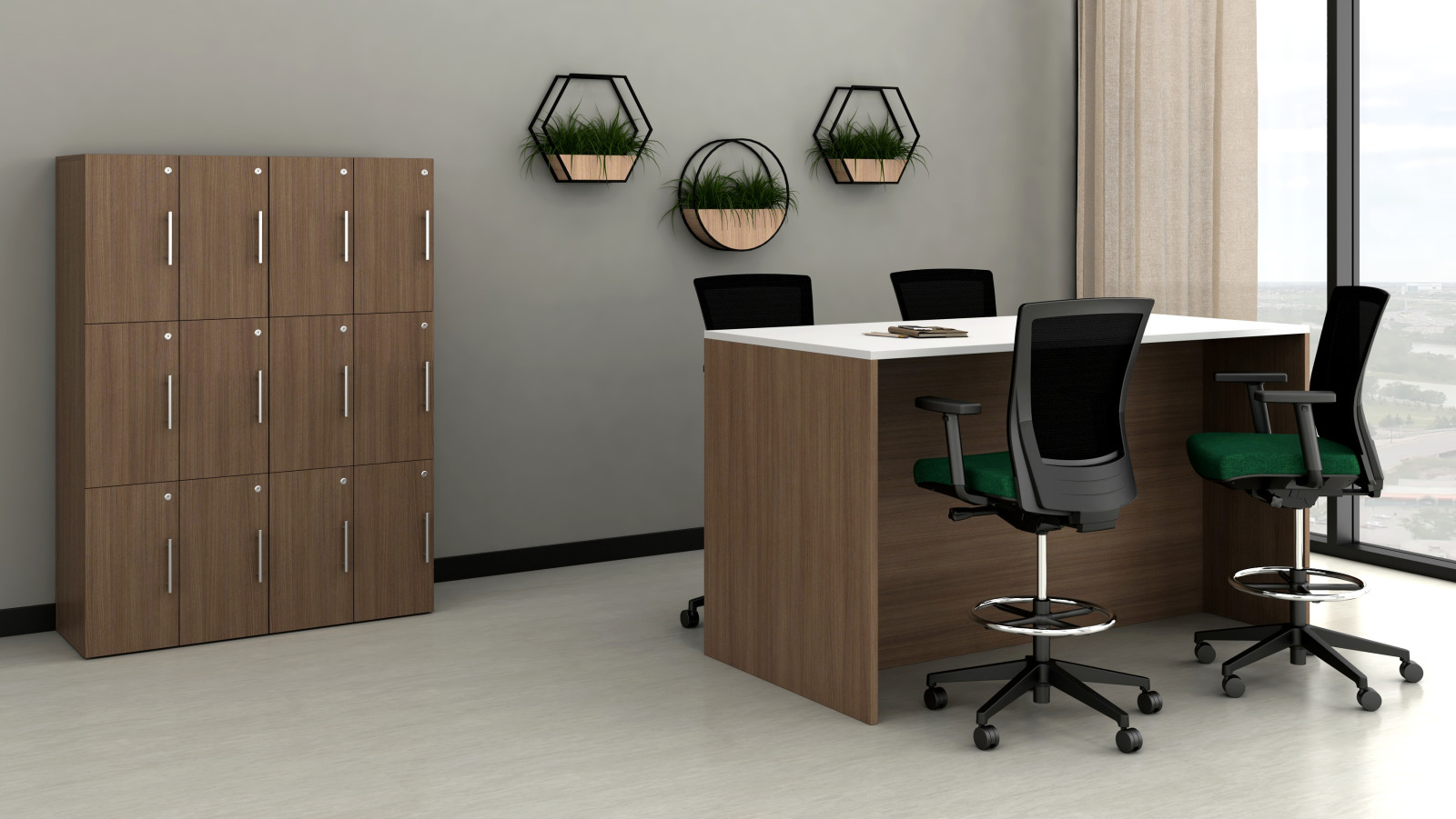 Preview of Calibrate End Panel Table with Calibrate Storage Towers