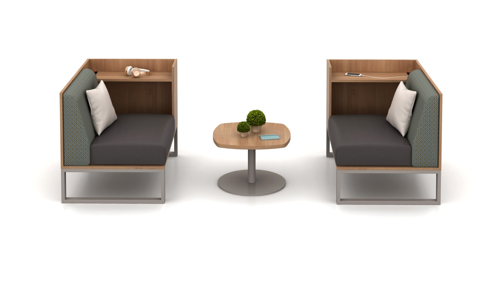 Preview of Chatham Cove 34” H 2 sided Work Lounge