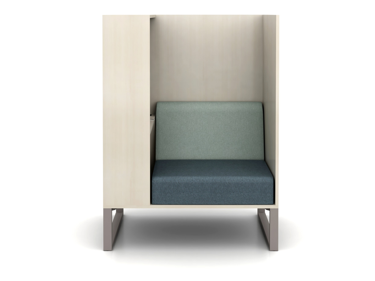 Preview of Chatham Cove Work Lounge 58” H with 3-sided surround, view 2