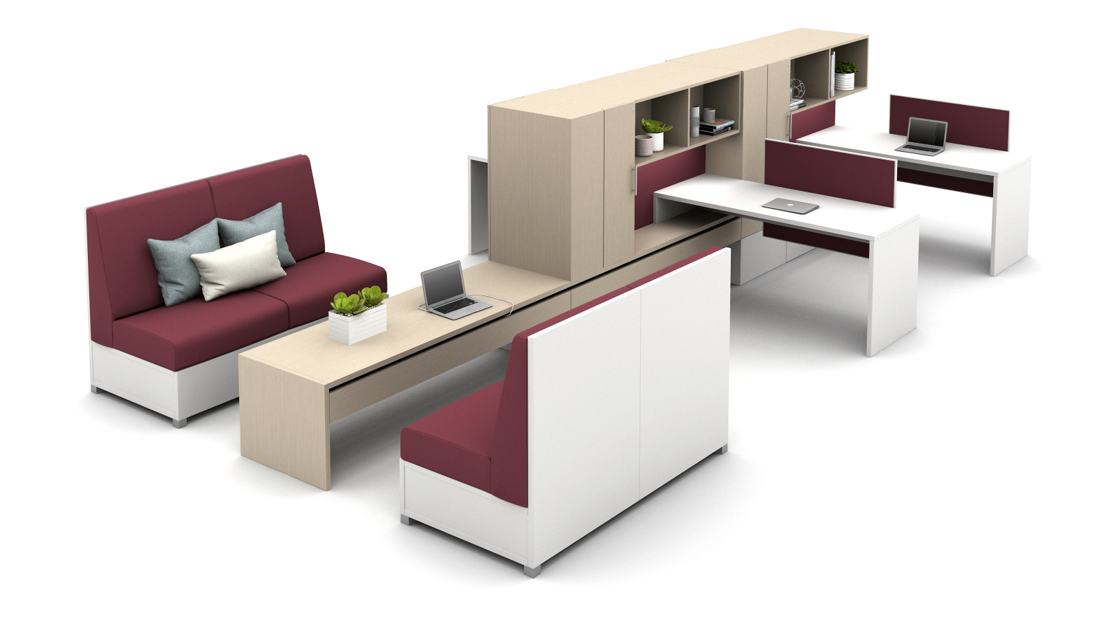 Preview of Calibrate Community with Cantilevered Overheads and LB Lounge for Collaboration