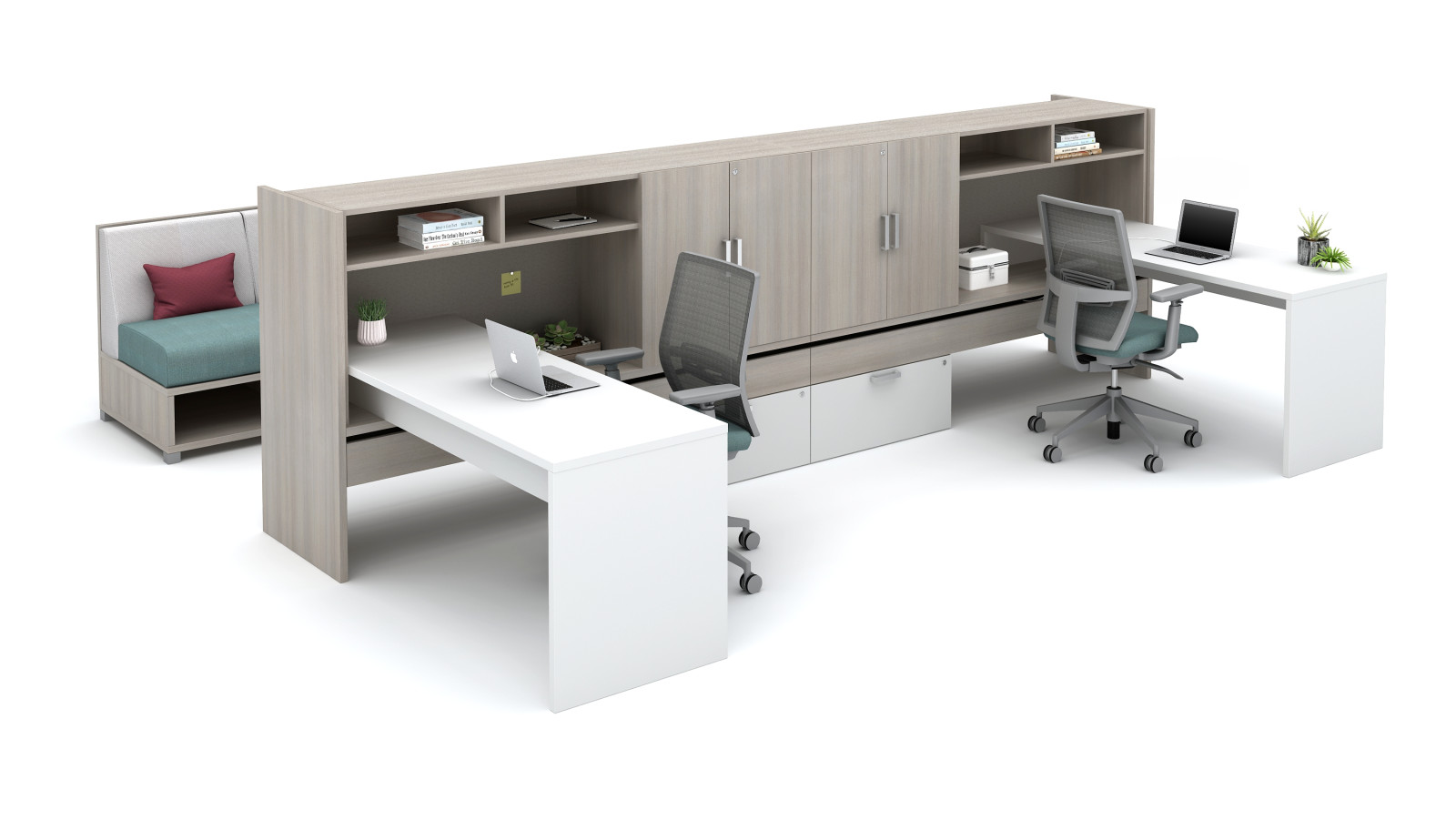 Preview of Calibrate Community with 8” Overhead storage and cabinets