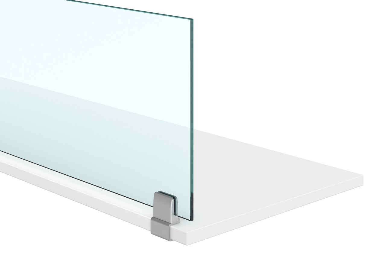 Preview of Undersurface mount clip supported screen