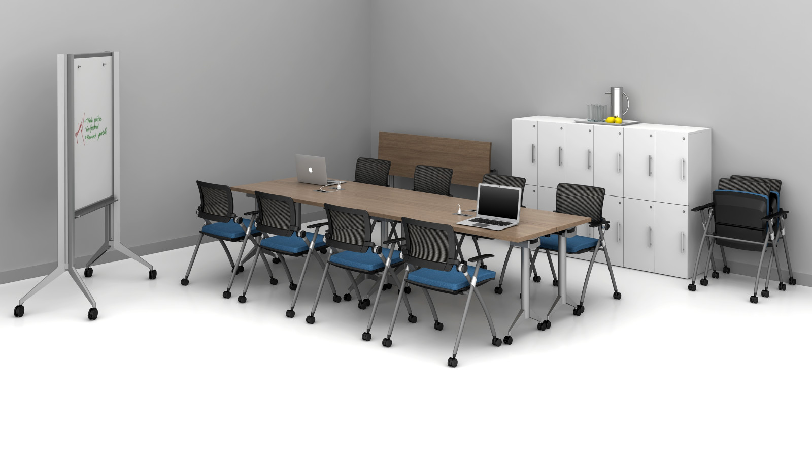 Preview of Day-to-Day 18” Flip-Top Tables and Stow seating training room 3