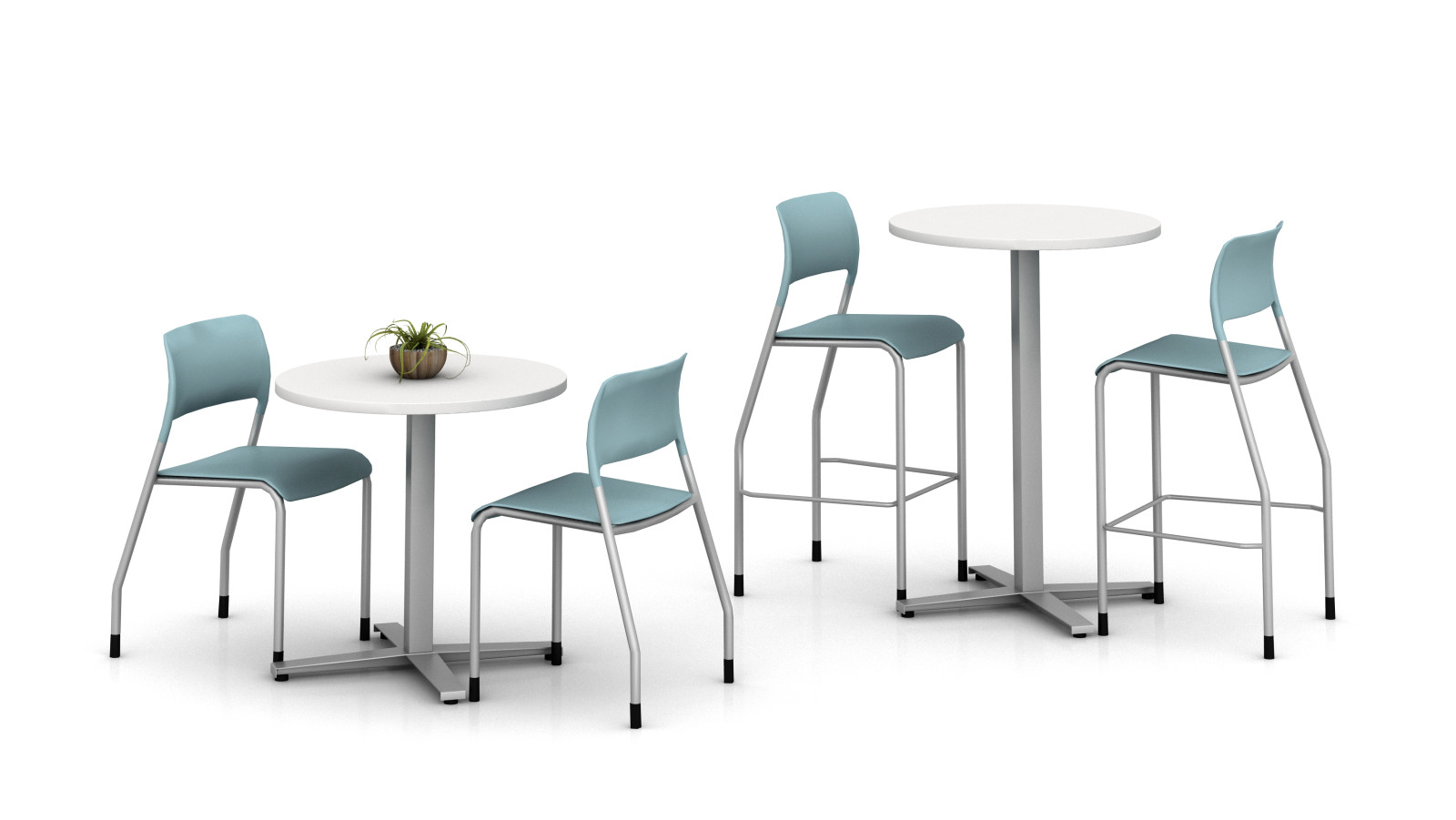 Preview of Day-to-Day Cafe Tables with Pierce Seating