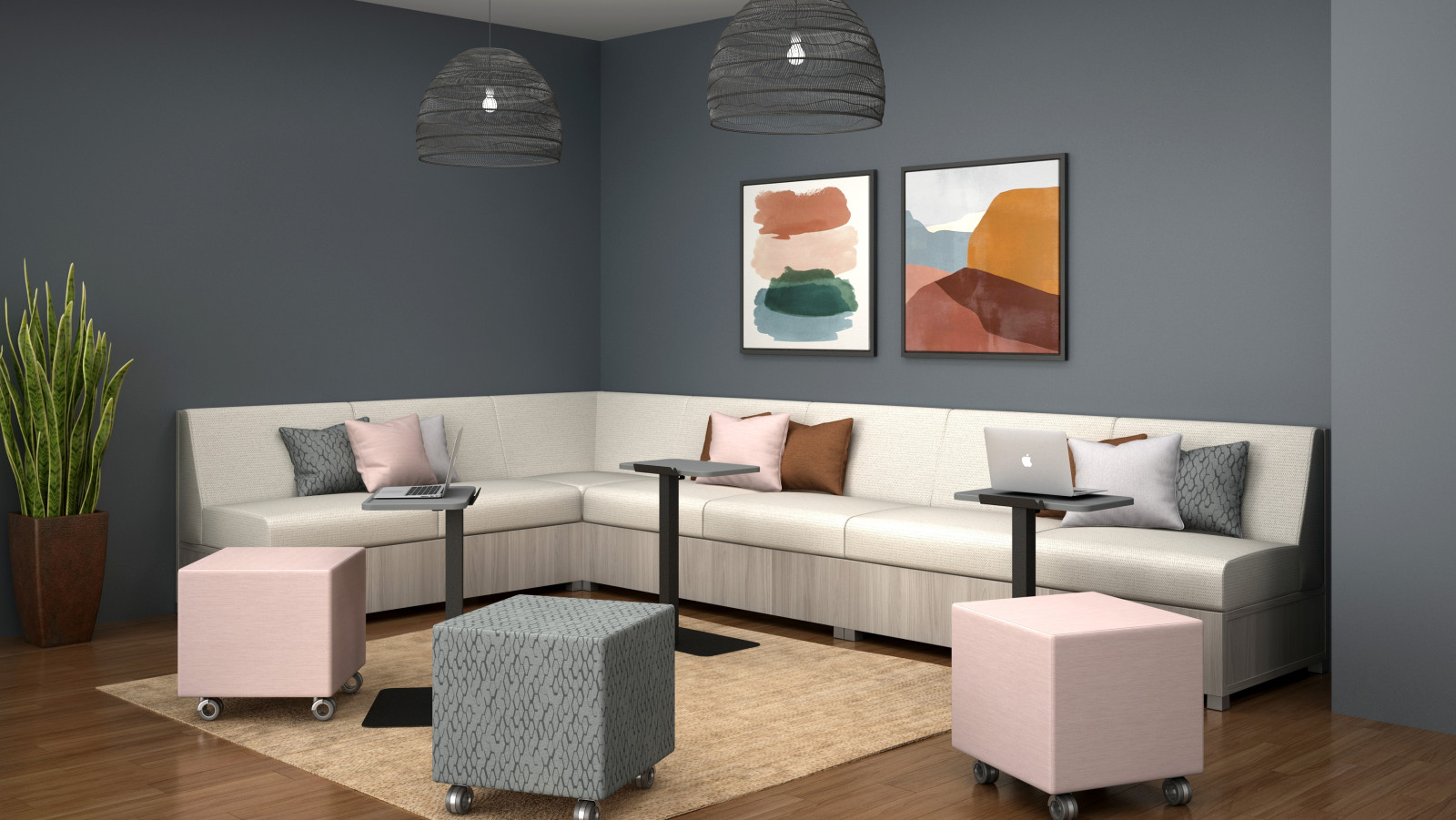 Preview of LB Lounge open work environment