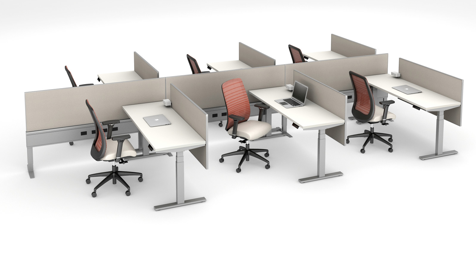 Preview of Encounter 21” High PowerBeam Six pack with seating