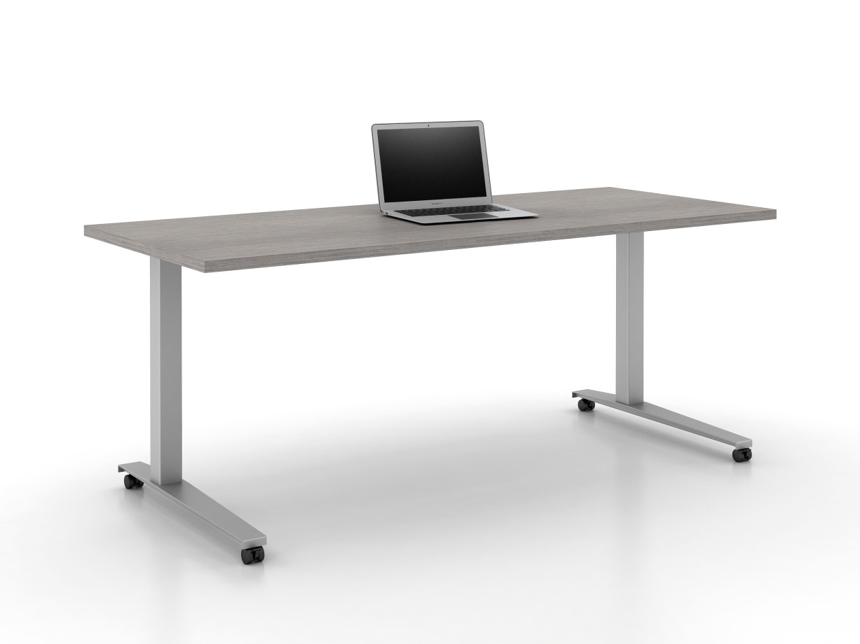 Preview of Day-to-Day Table with Steel C-Base on Casters