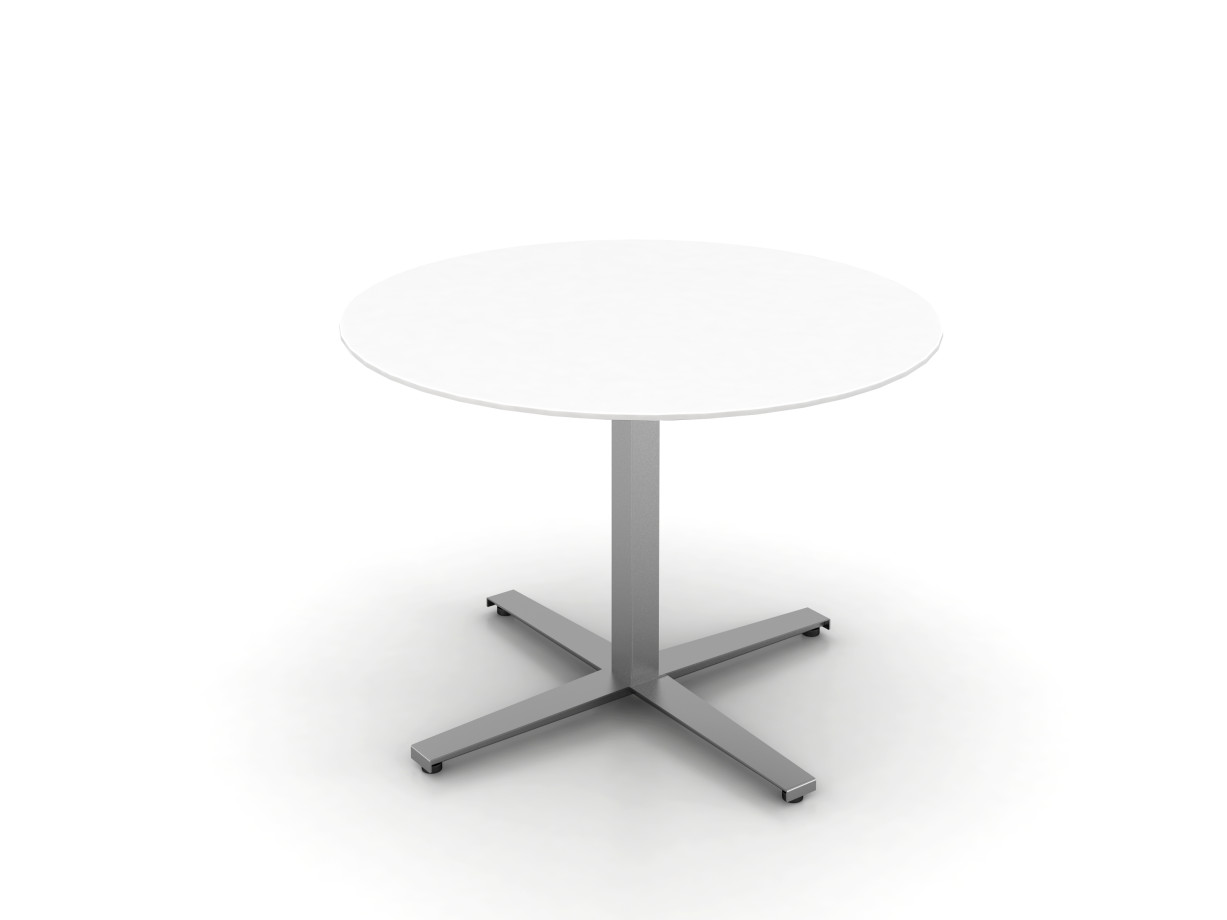 Preview of Day-to-Day Round Top Table with Steel X-base