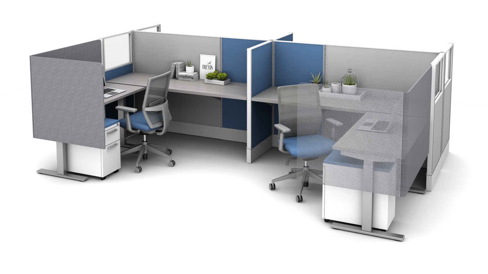 Preview of PET Extended L Wrap Partial Modesty Screen on HAT within Divi workstation