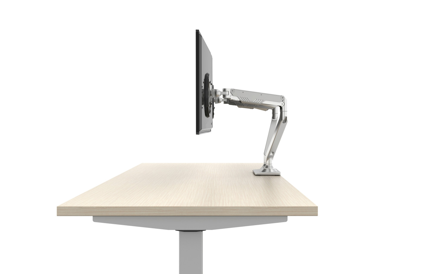 Preview of Standard Series Side View of Dual Monitor Arm