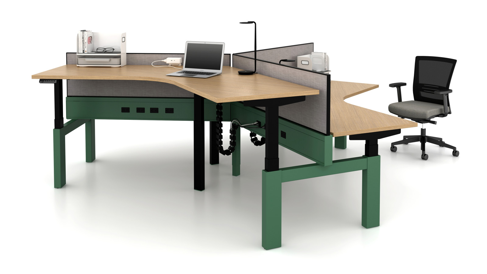 Preview of Encounter PowerBench with H-Leg in 120 degree configuration