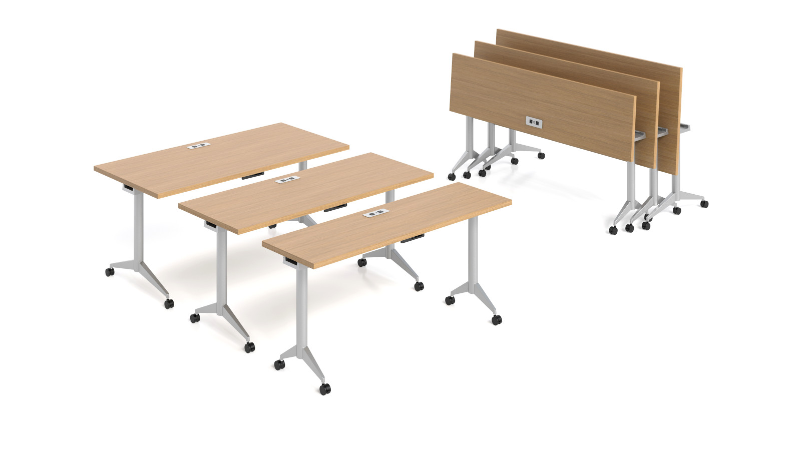 Preview of Day-to-Day Flip Top Tables in 3 Depths