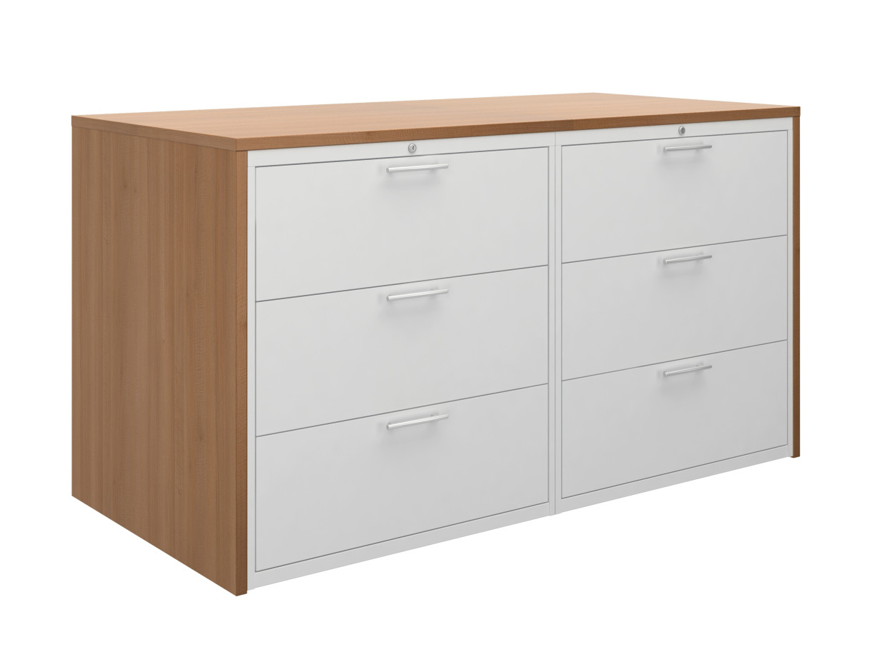Preview of L Series  Laminate File Wrap for 3 high lateral files, side by side and double wide