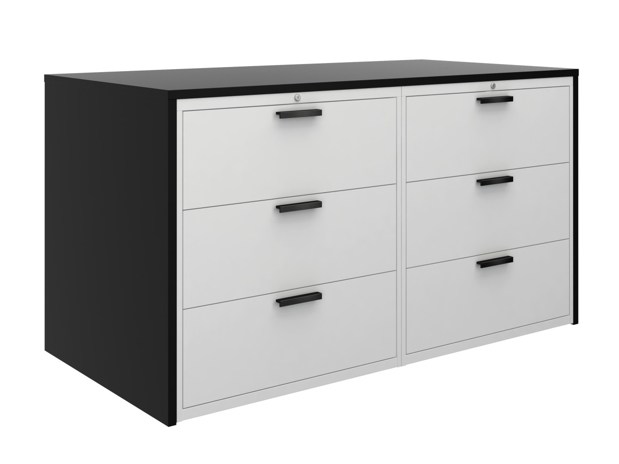 Preview of L Series Laminate File Wrap for 3 high Lateral Files, side by side and double wide