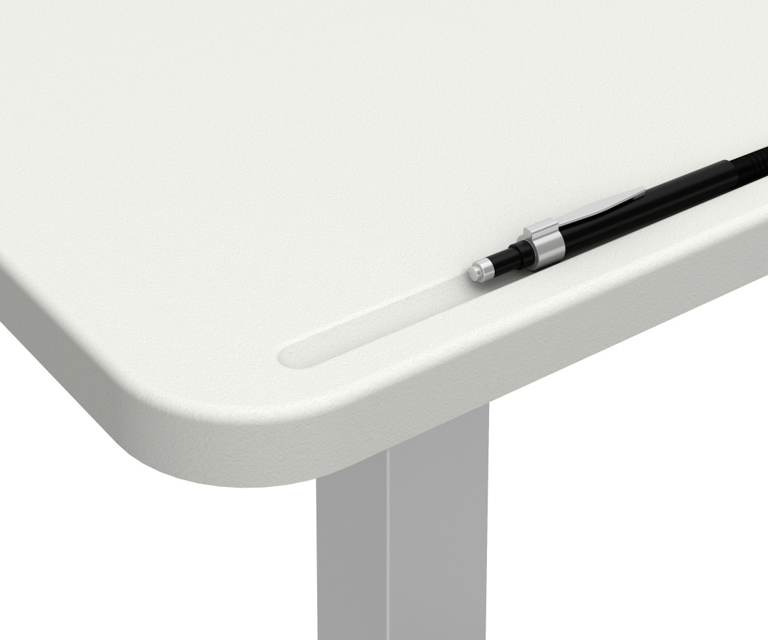Preview of Laptop table in Cloud pencil tray detail
