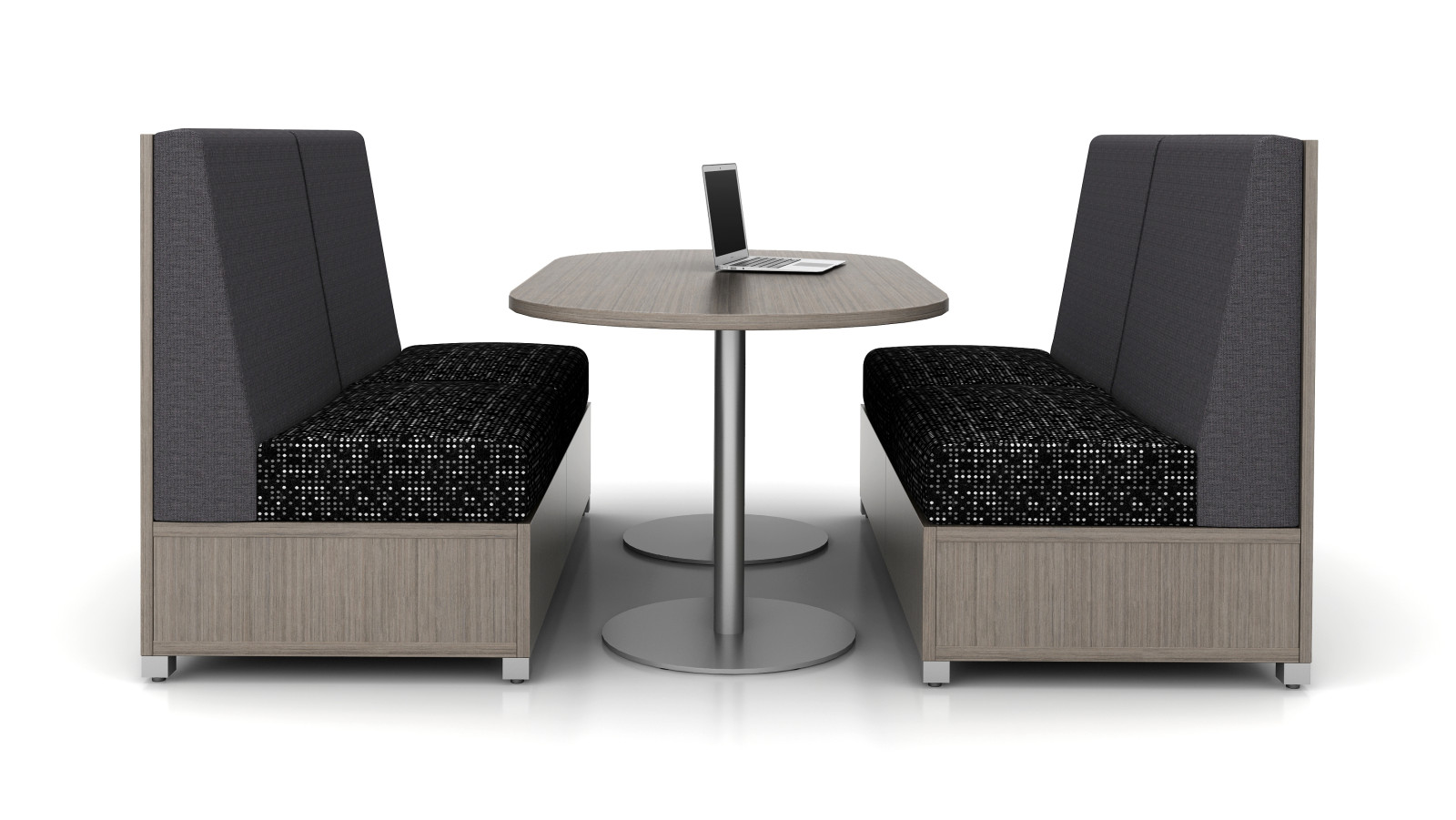 Preview of LB Lounge with Double Disc Base Day-to-Day Table