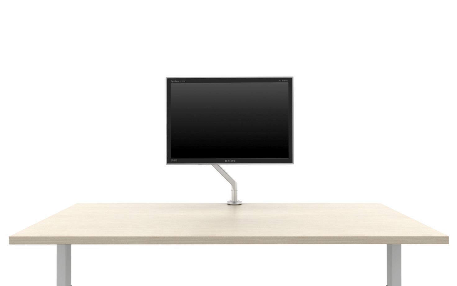 Preview of Standard Series single monitor arm on worksurface