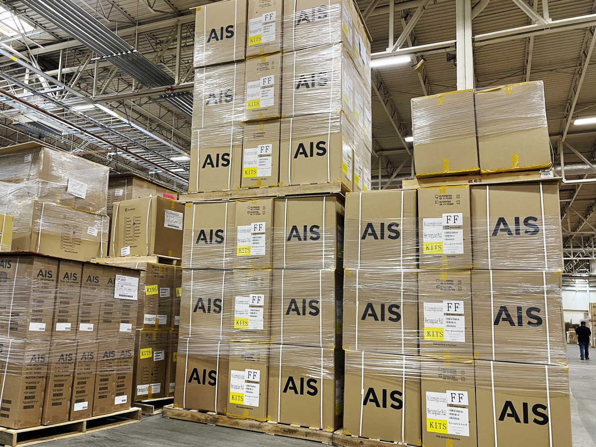 Preview of AIS Boxes ready to ship from the Leominster MA factory