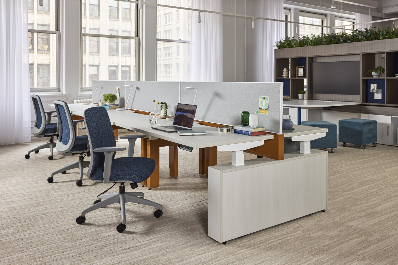 Preview of AIS NY Showroom, Encounter PowerBench, Bolton Task Chair