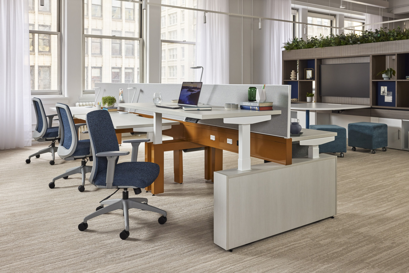 Preview of AIS NY Showroom, Encounter PowerBench, Bolton Task Chair