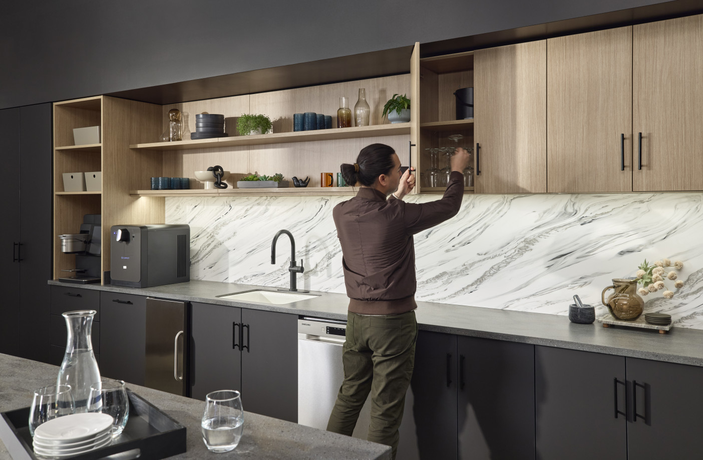 Preview of AIS NY Showroom, AIS CaseWorks, Cafe