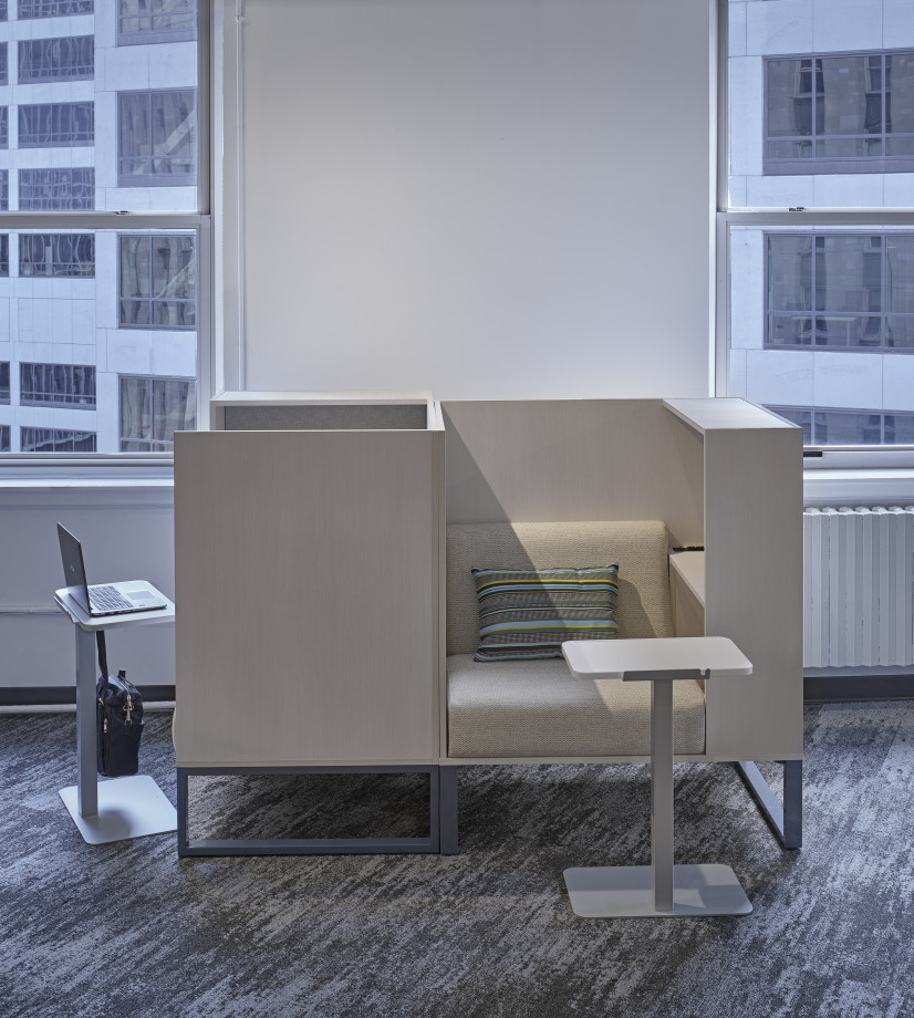 Preview of NeoCon 2022 Two 50” H Chatham Cove with Laptop Tables