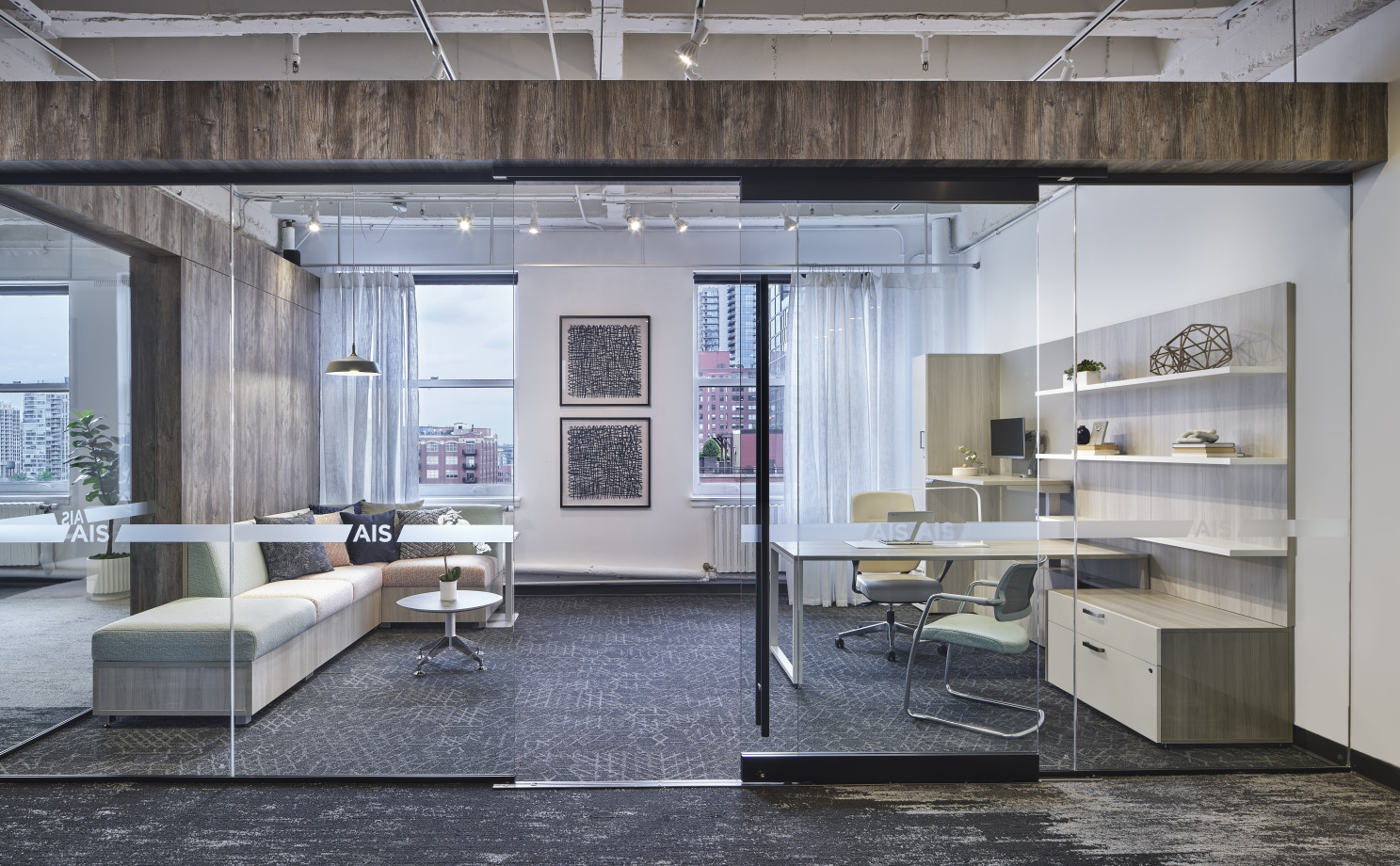 Preview of NeoCon 2022 Calibrate Private Office with Cantilevered HAT