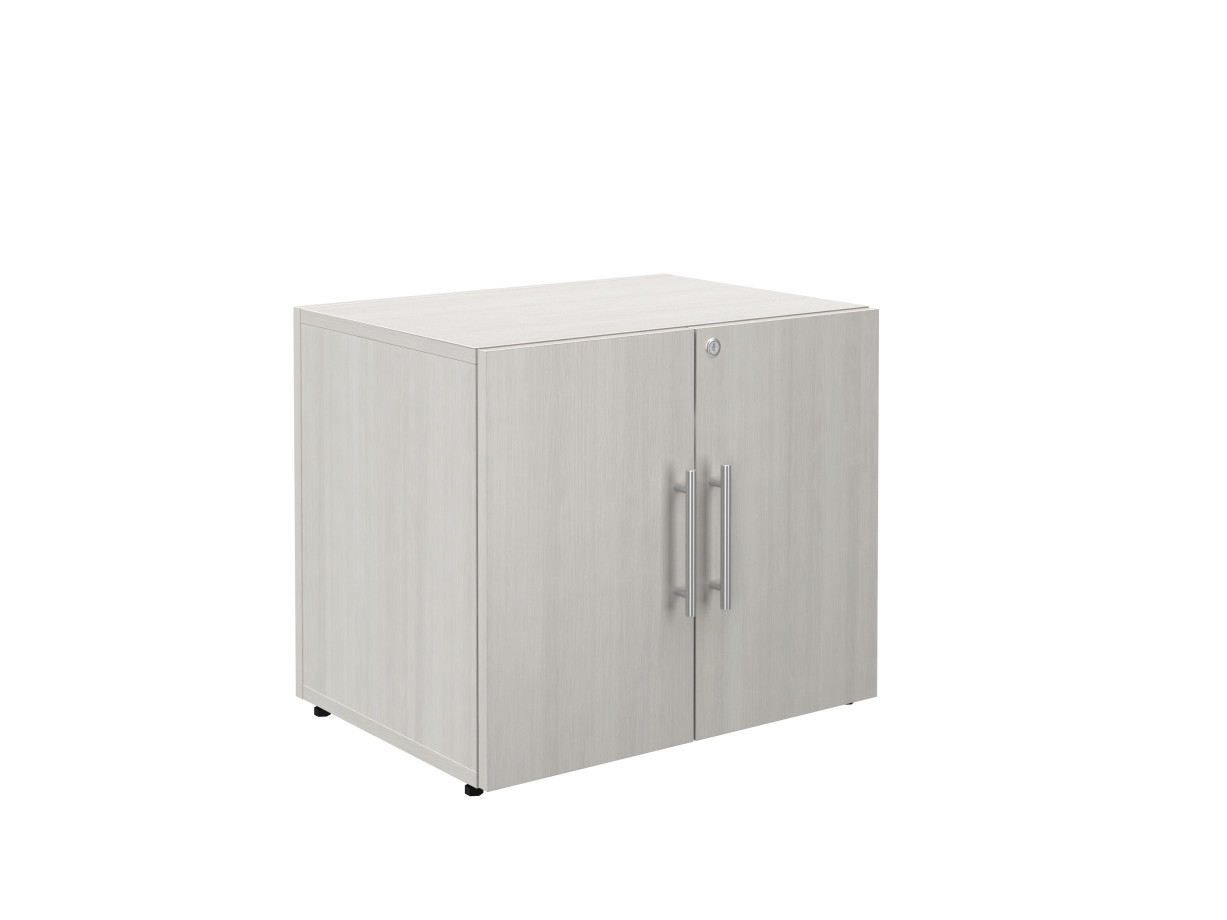 Preview of Calibrate Series Storage 2 Door Cabinet with Bar Pulls