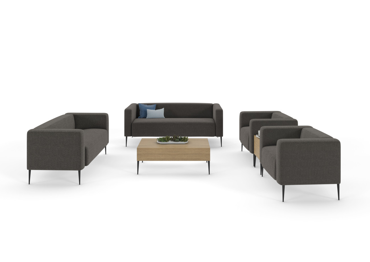 Preview of Chic Lounge with Club, 2- and 3-seater including coffee and end table