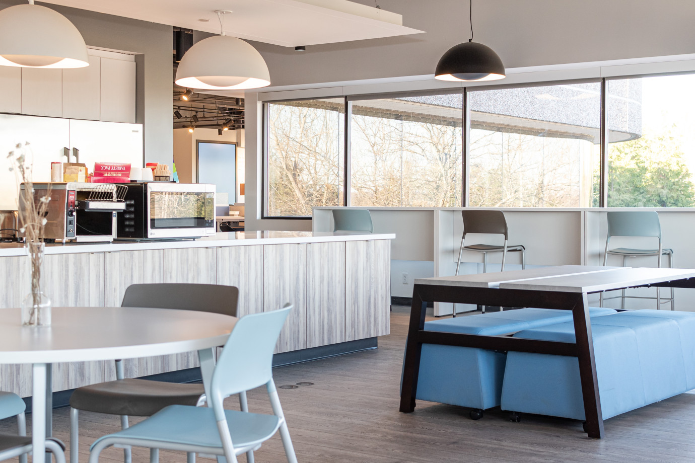 Preview of Cafe at AIS Headquarters with Pierce Seating, Day-to-Day Tables and Eko Seating and Tables