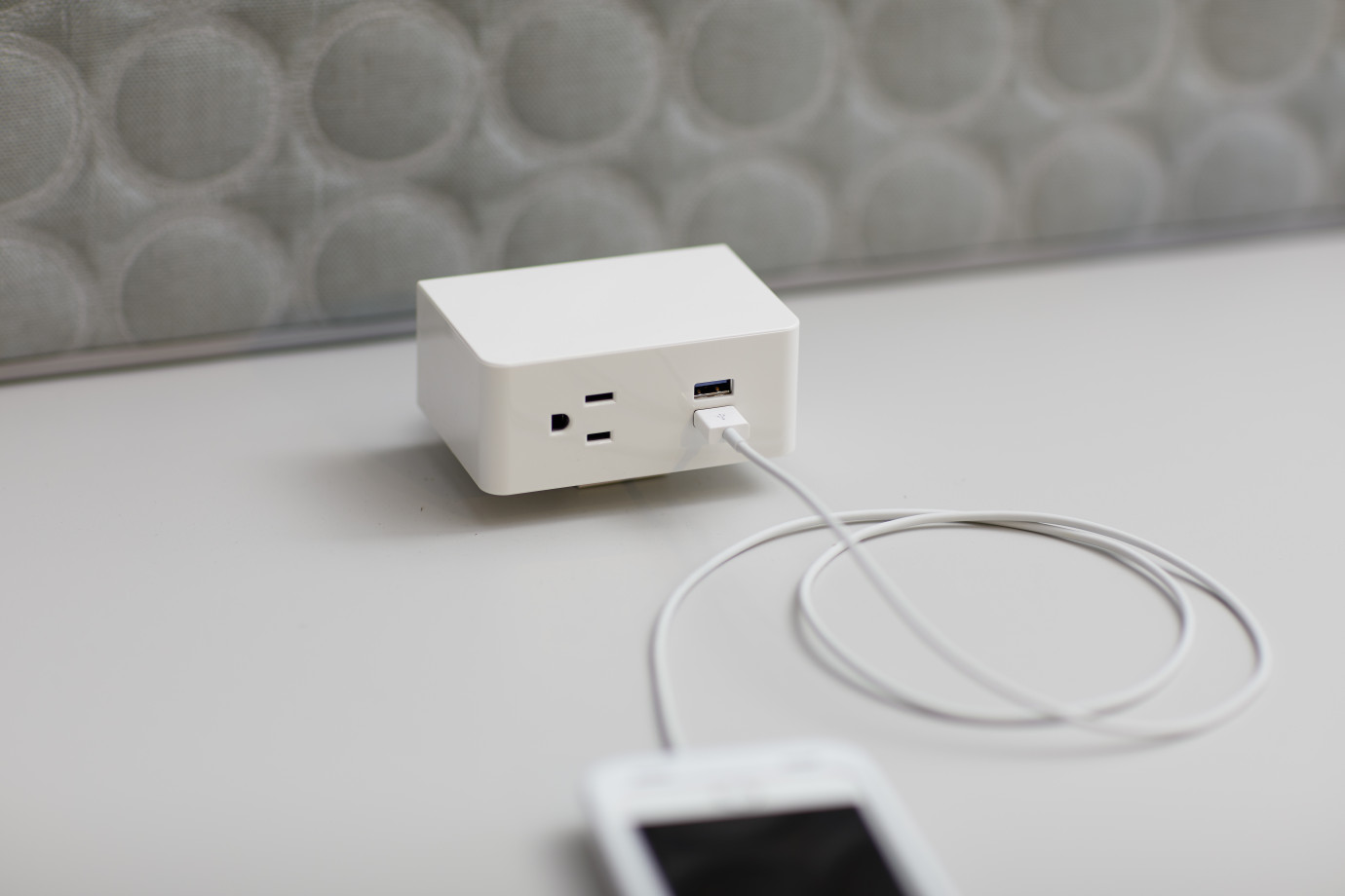 Preview of Ashley Uno Desktop mounted Power and USB