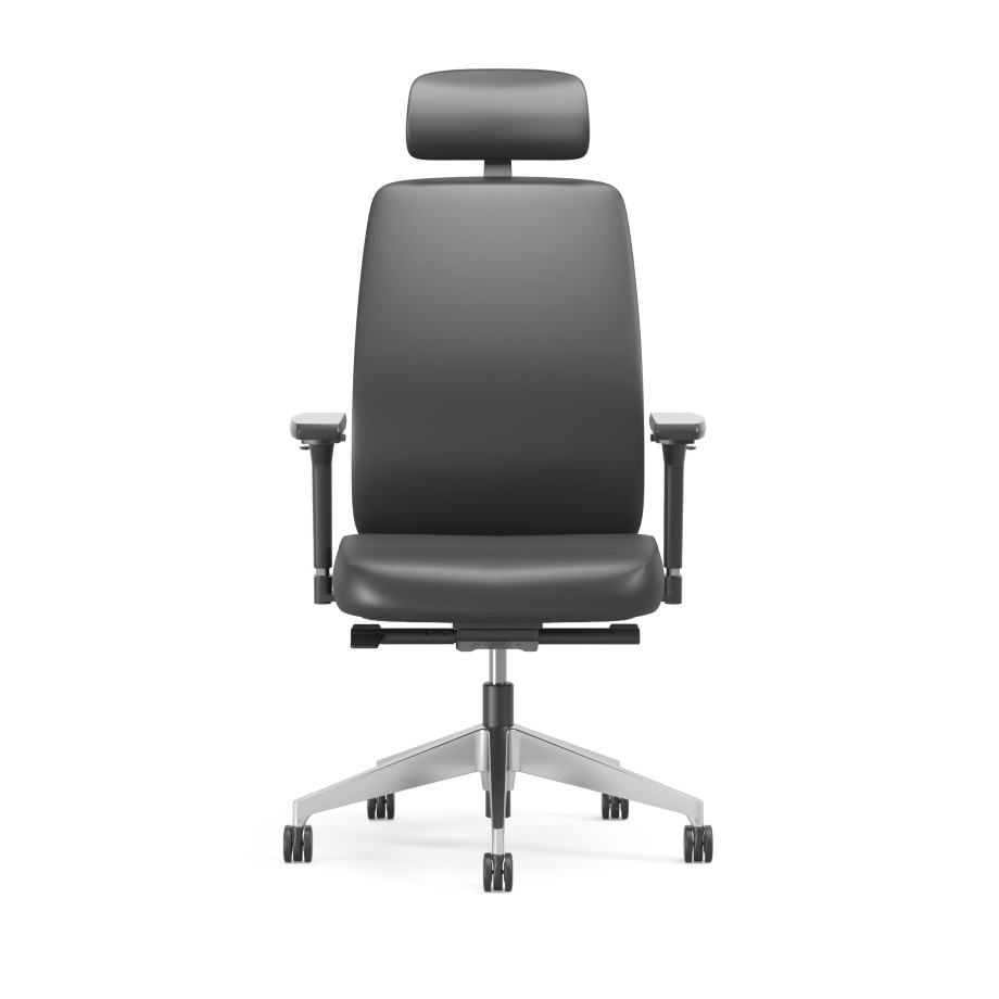 Preview of Bolton Executive, Task Chair, Leather, Front View