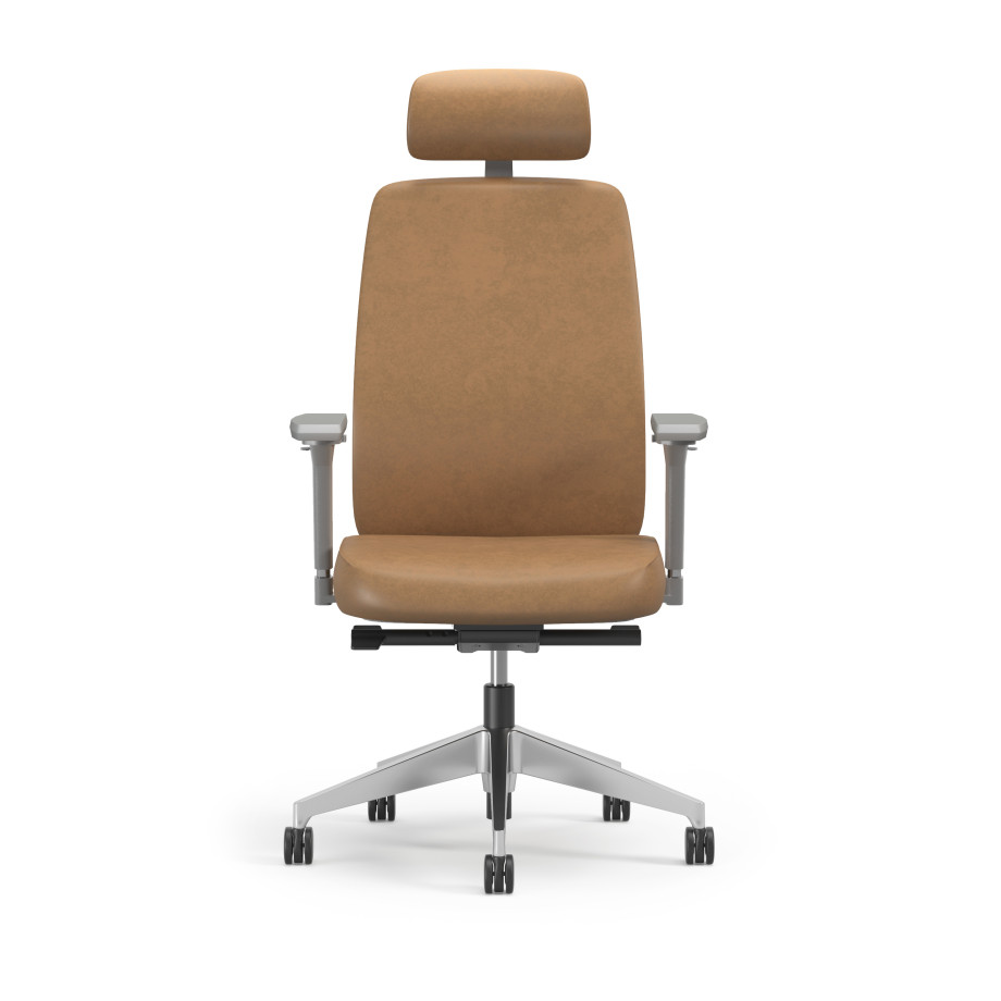 Preview of Bolton Executive, Task Chair, Leather, Front View