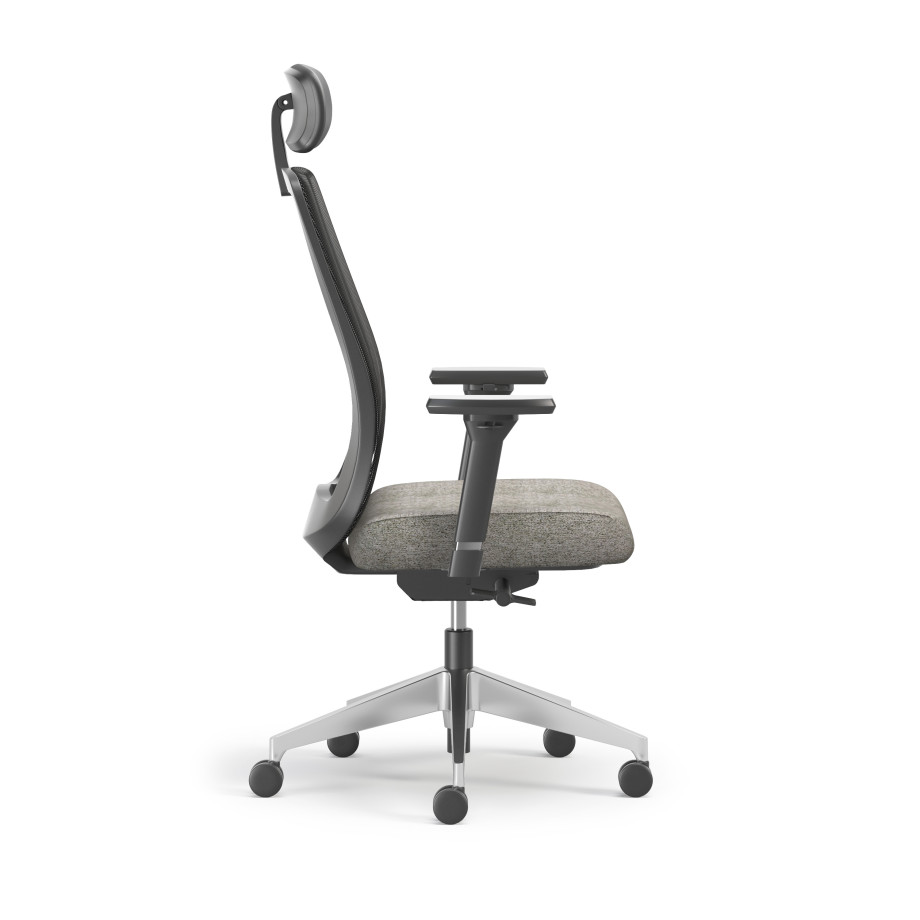 Preview of Bolton Executive, Task Chair, Mesh, Side View