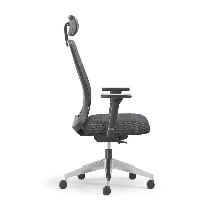 Preview of Bolton Executive, Task Chair, Upholstered, Side View