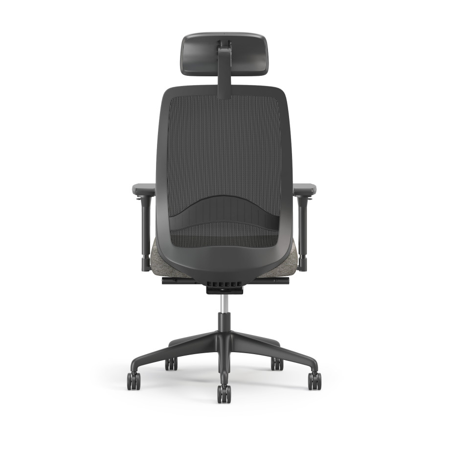Preview of Bolton Executive, Task Chair, Mesh, Lumbar, Back View