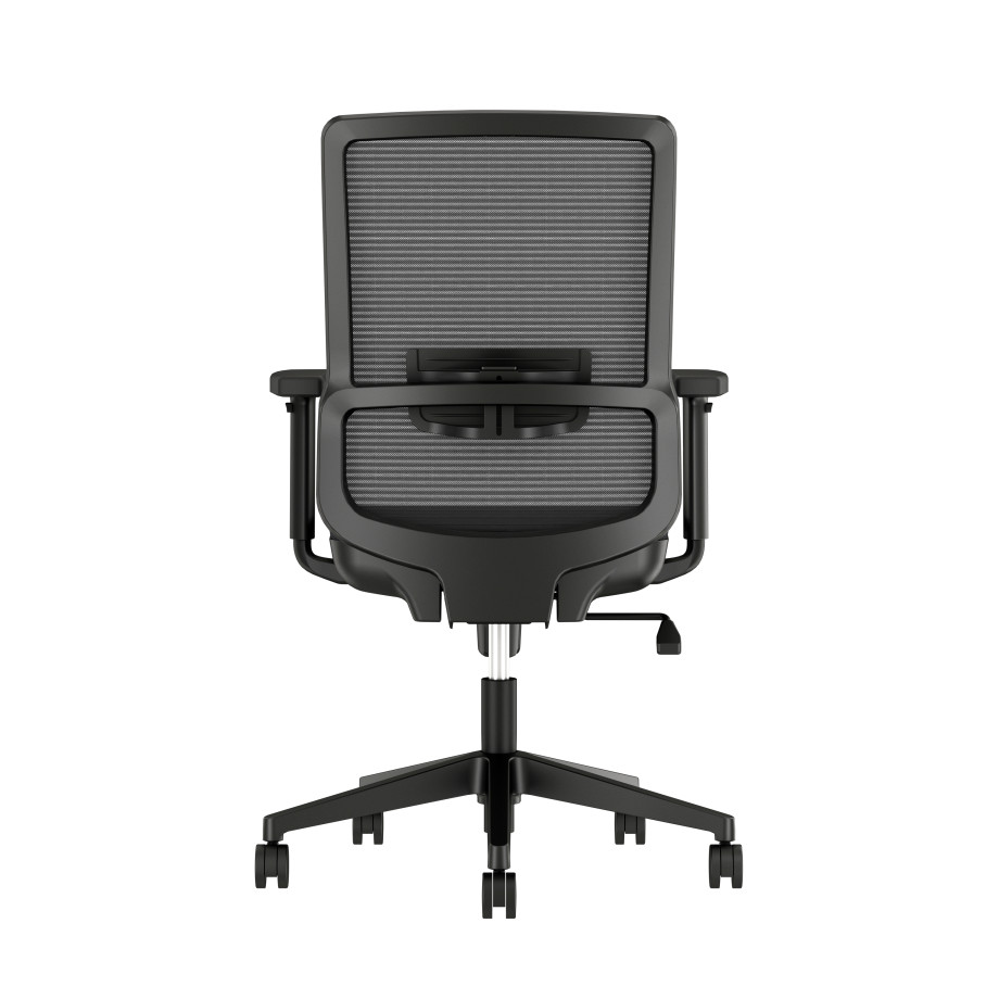 Preview of Essex Task Seating with Black Mesh and Seat, Back View
