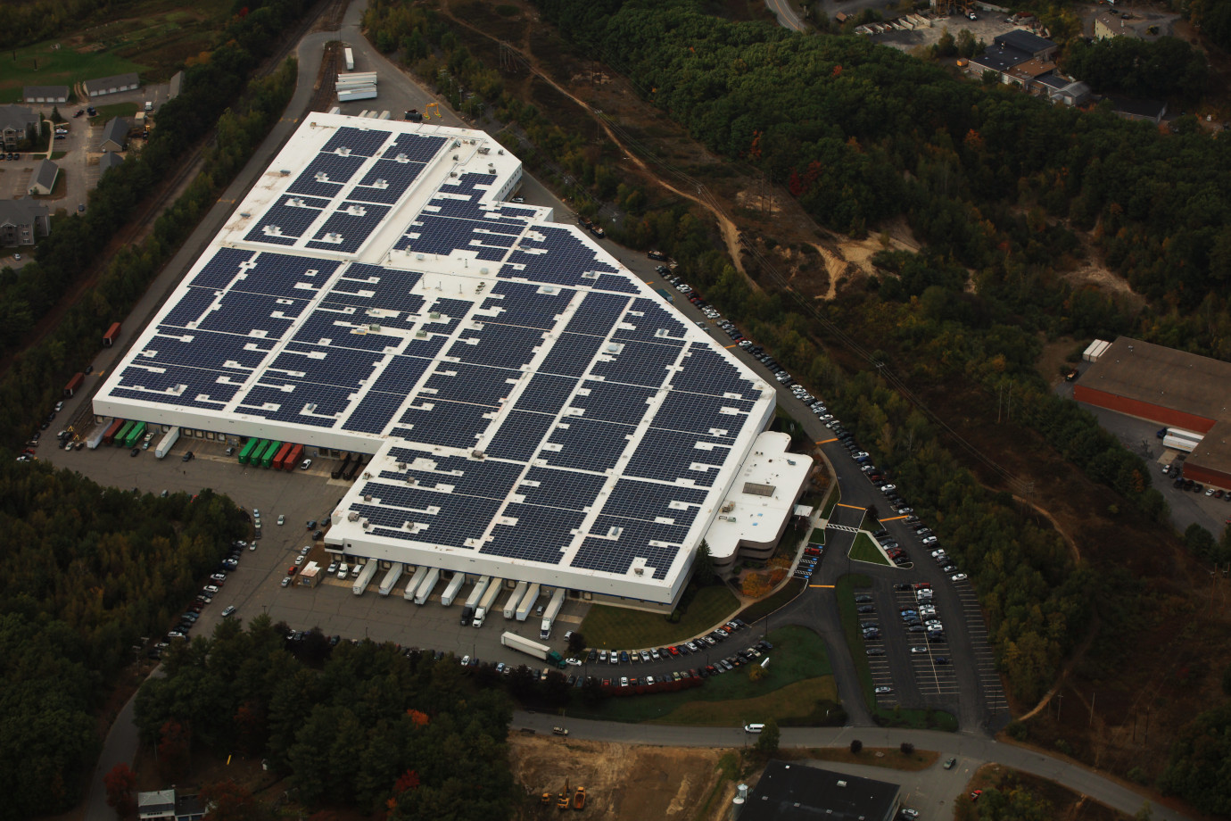 Preview of AIS Headquarter and Solar Panel Aerial View