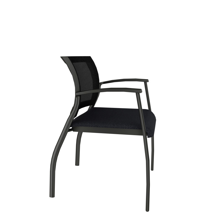 Preview of Grafton with Black Fabric, side view