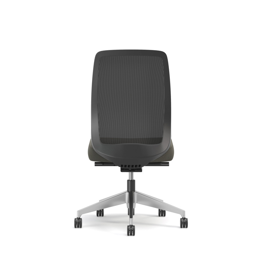 Preview of Bolton, High-Back, Task Chair, Mesh, No Arms, Back View