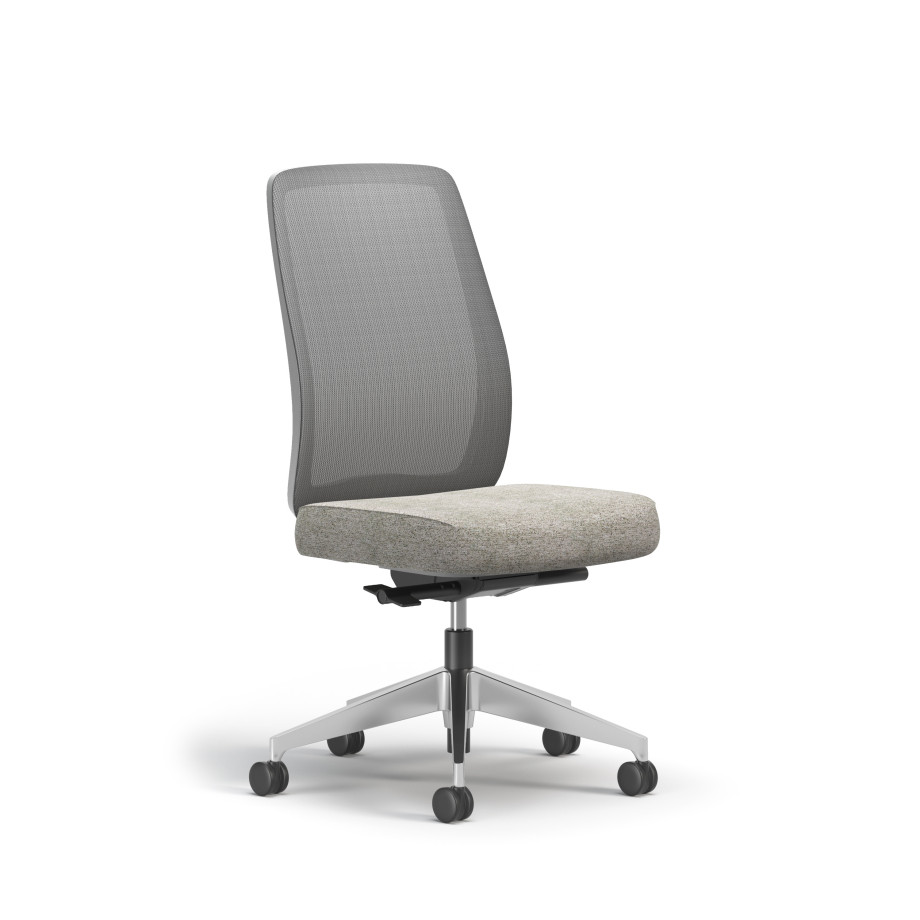 Preview of Bolton, Task Chair, High-Back, Mesh, No Arms, 3/4 View