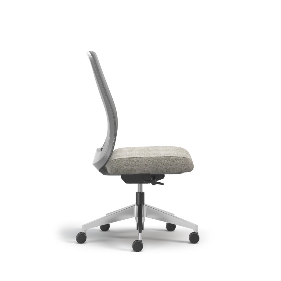 Preview of Bolton, Task Chair, High-Back, Mesh, No Arms, Side View